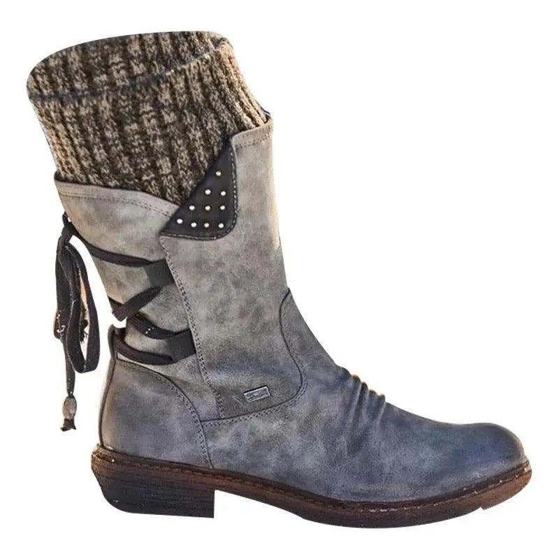 LM | Orthopaedic boots with flat heel