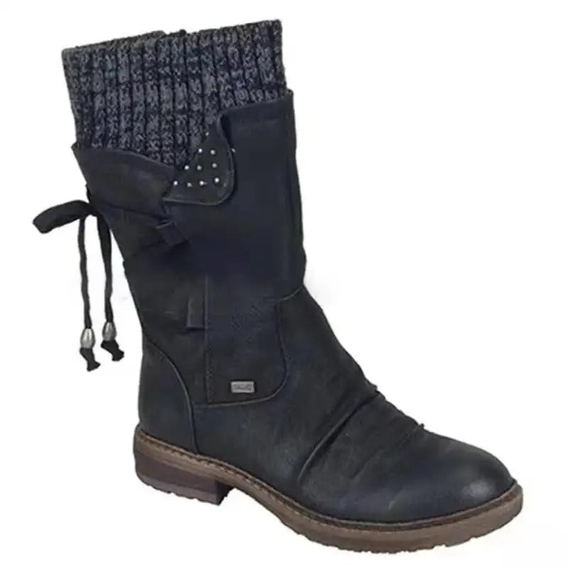 LM | Orthopaedic boots with flat heel