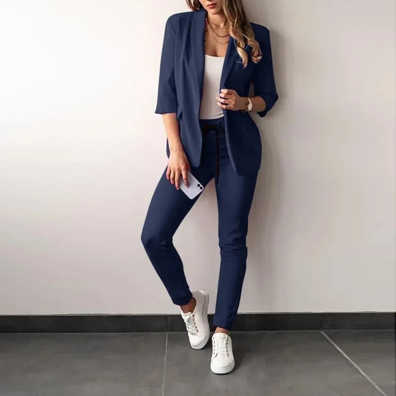 LM | Two-piece blazer suit set