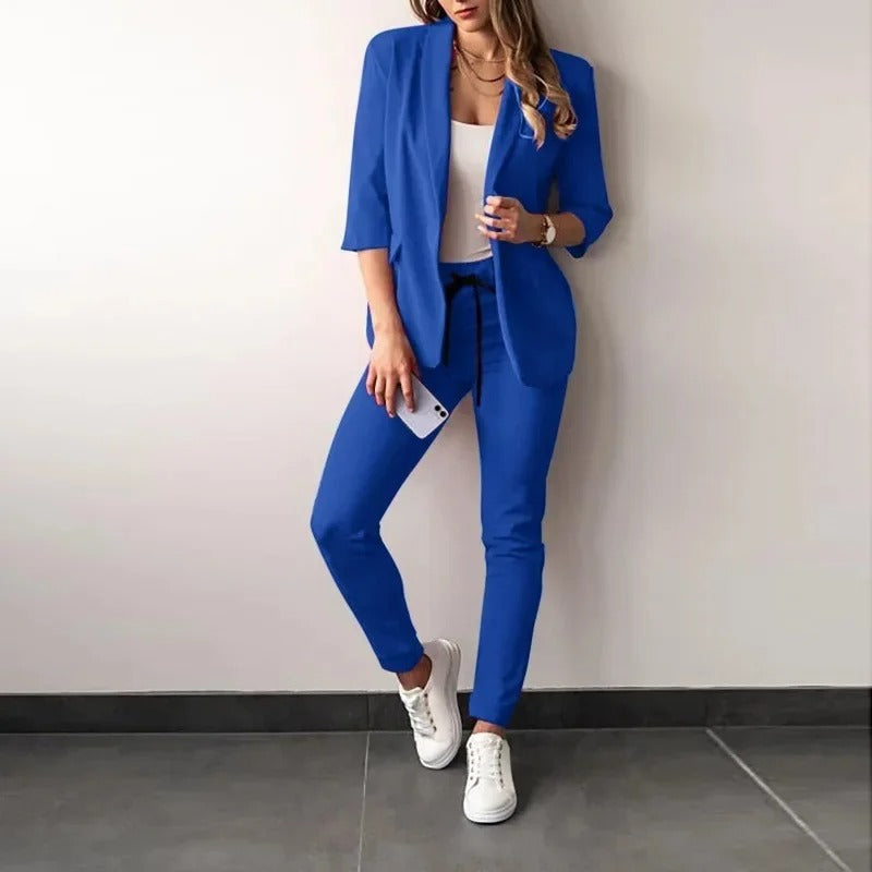 LM | Two-piece blazer suit set
