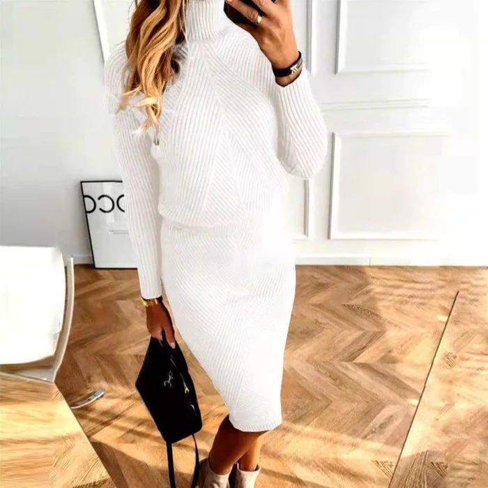 LM | Comfortable knitted dress sweater