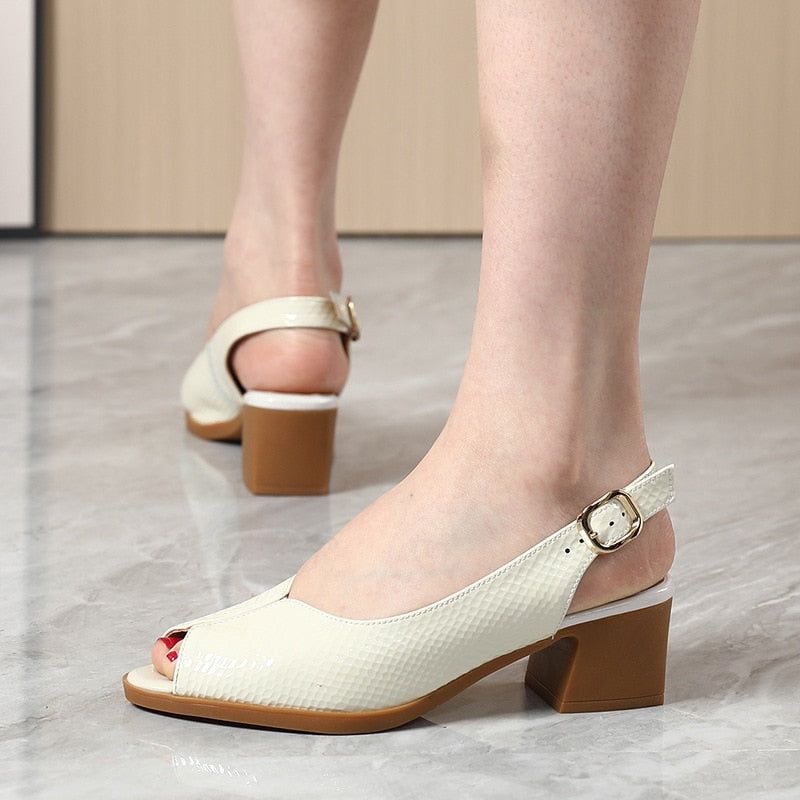 LD | Lederen sandalen voor dames