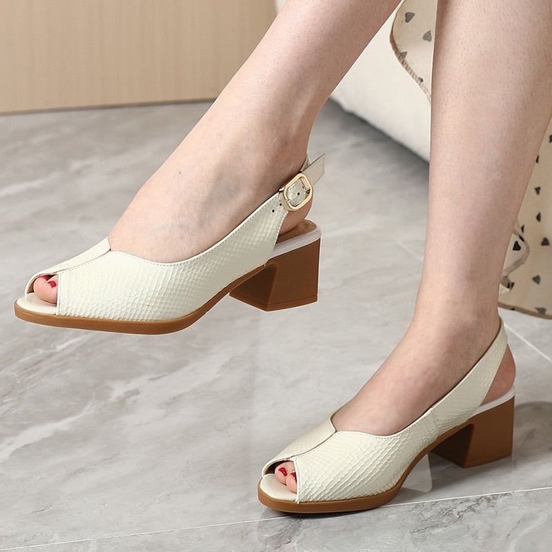 LD | Lederen sandalen voor dames