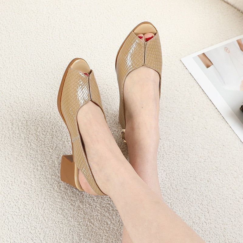 LD | Lederen sandalen voor dames