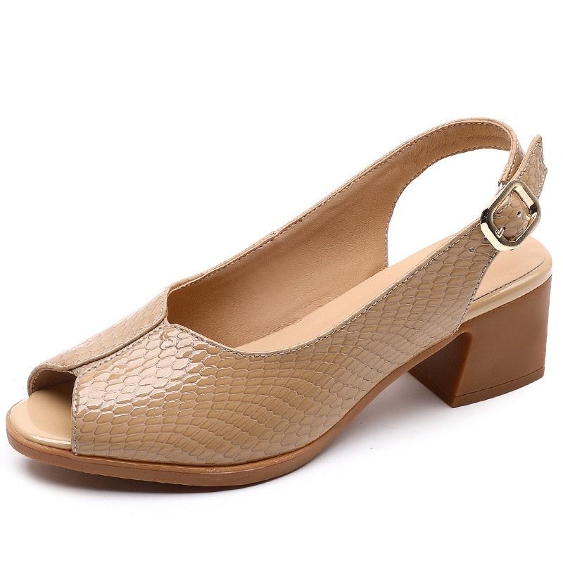 LD | Lederen sandalen voor dames