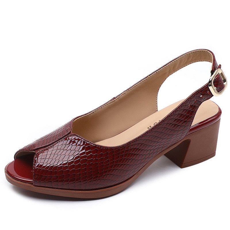LD | Lederen sandalen voor dames