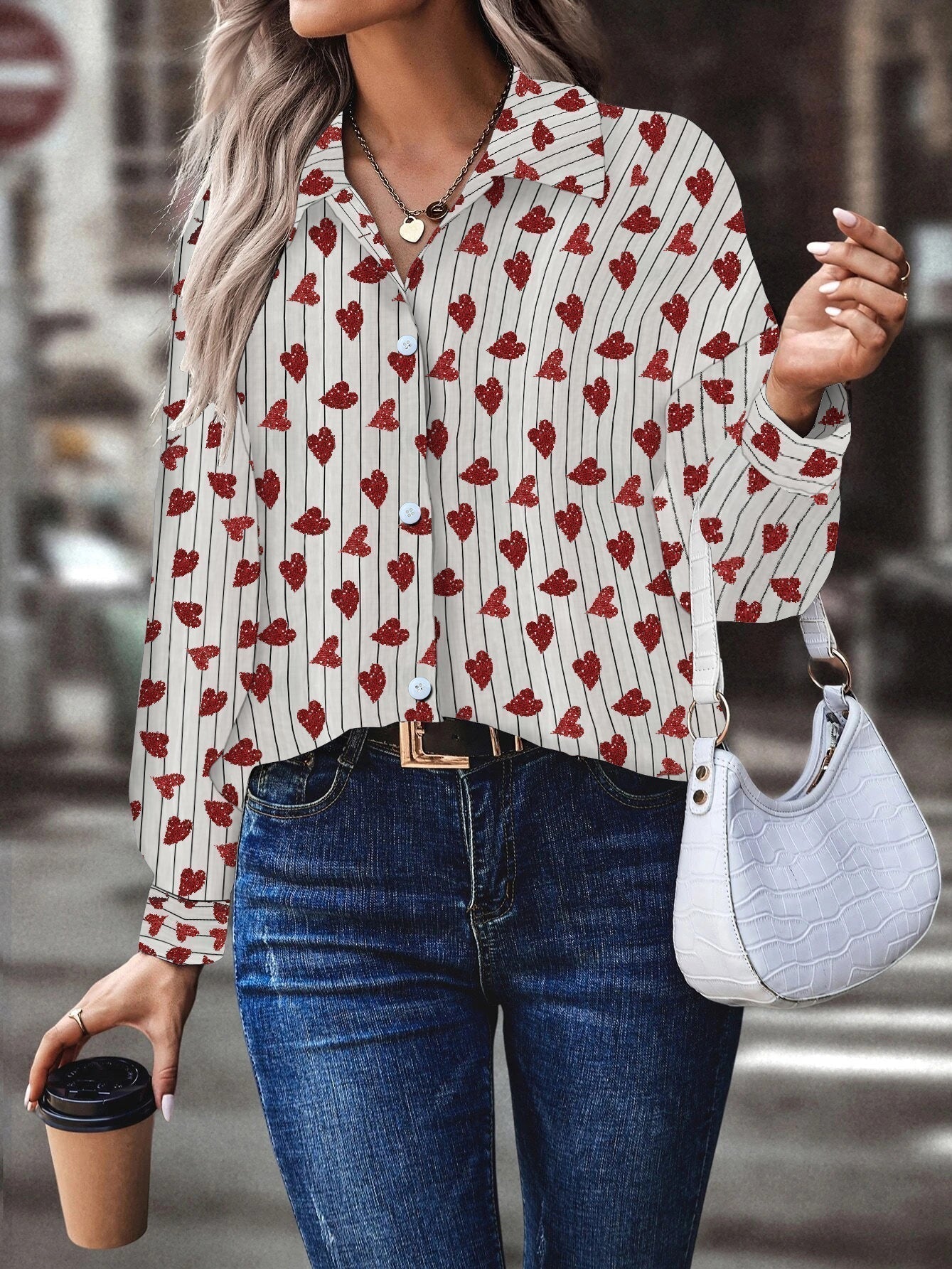 LD | Chique, loszittende winterblouse