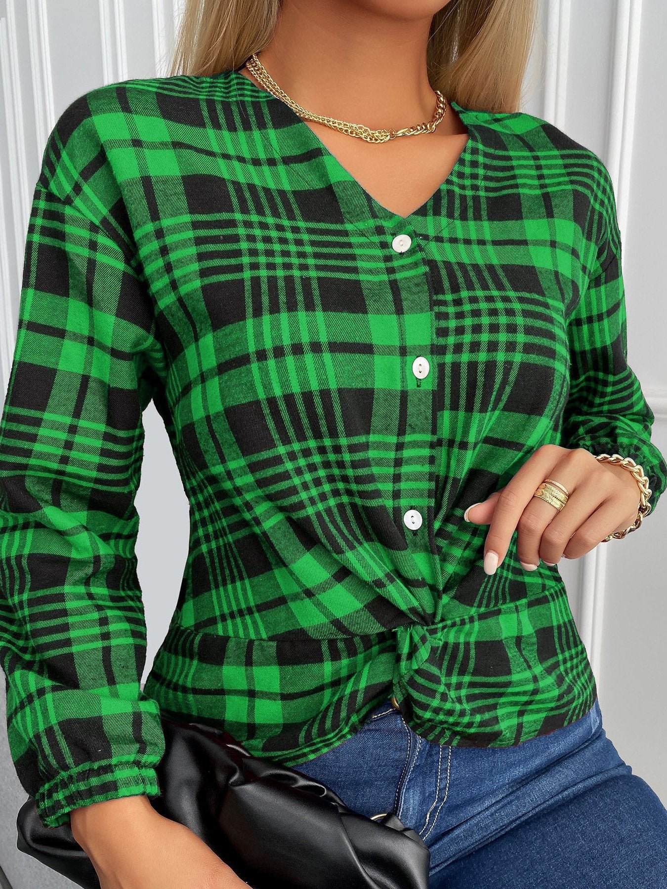 LD | Casual en modieuze winter blouse