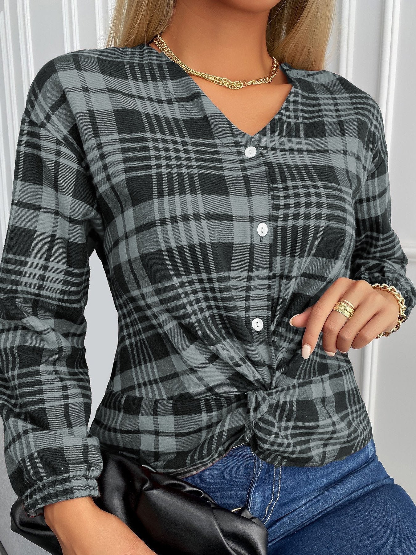 LD | Casual en modieuze winter blouse