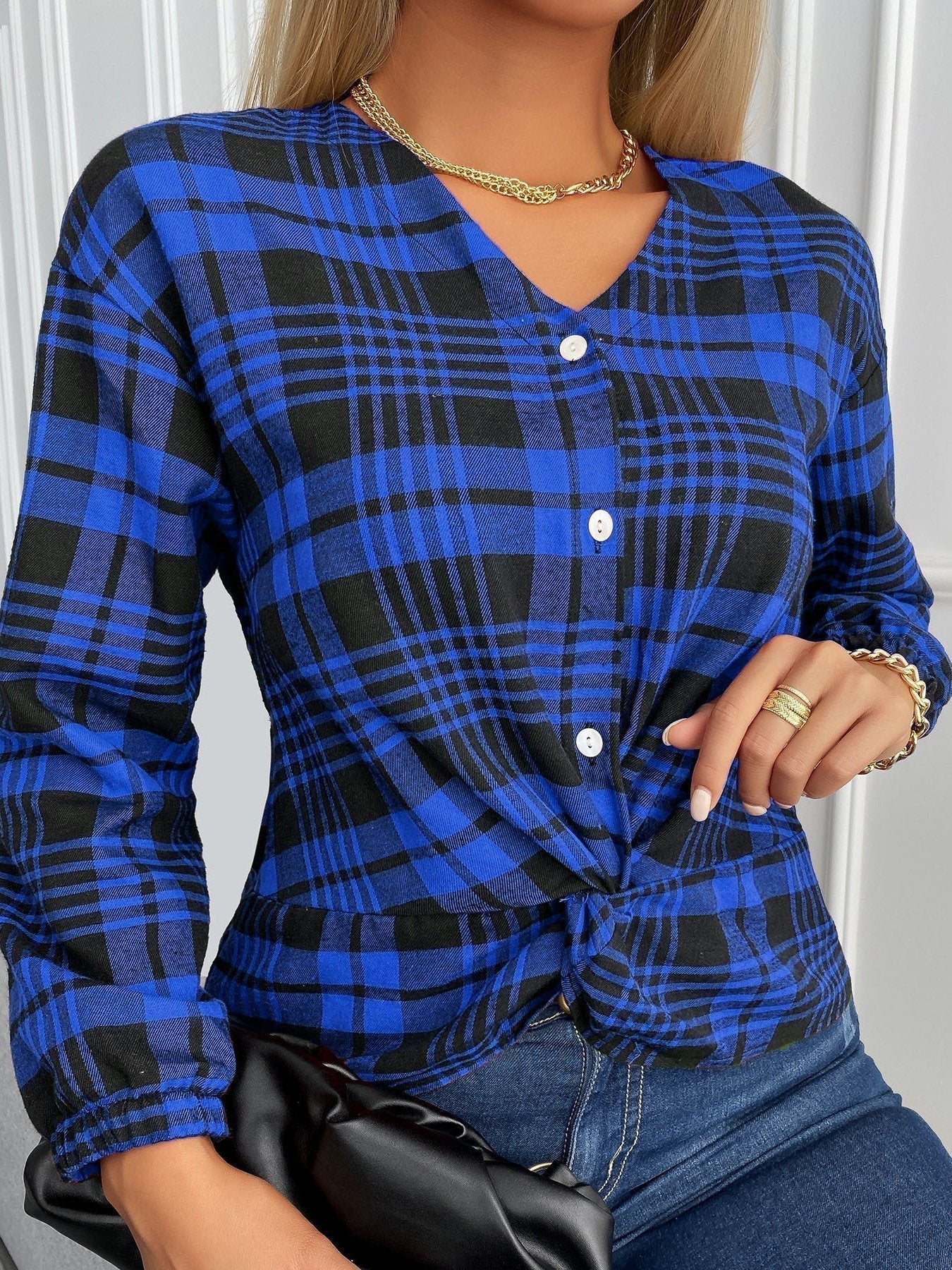 LD | Casual en modieuze winter blouse