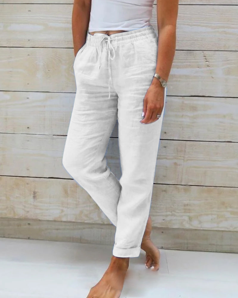 TS | Classic trousers with drawstring