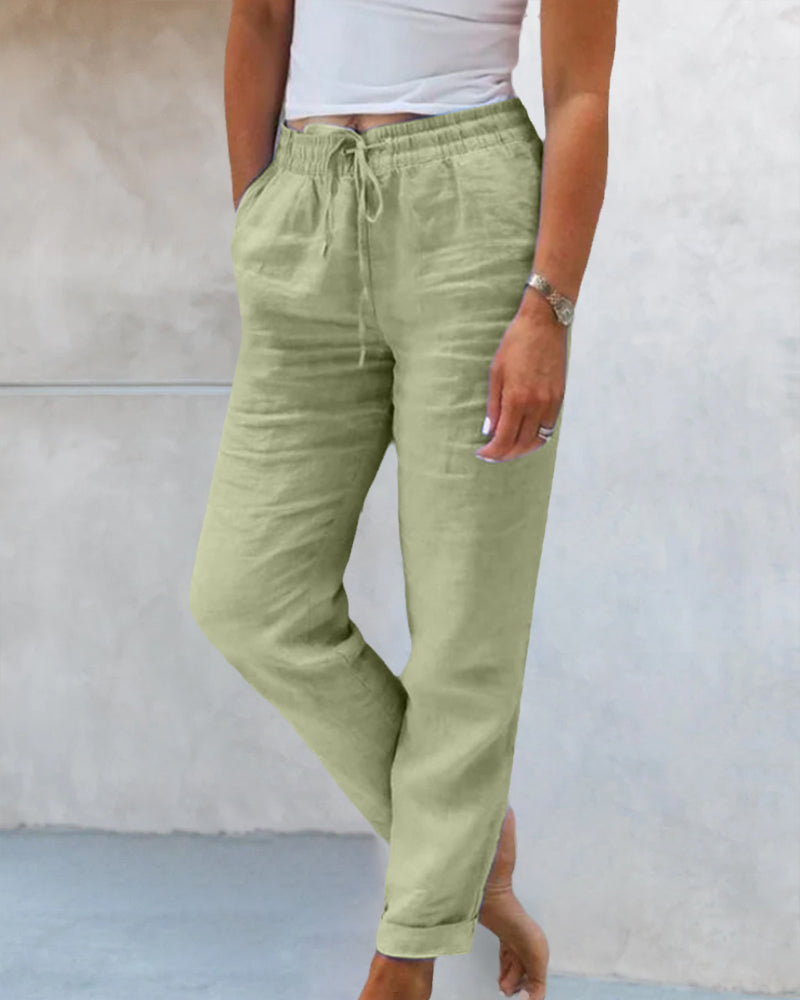 TS | Classic trousers with drawstring