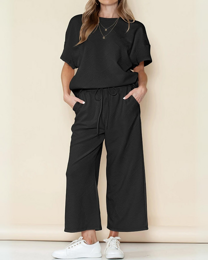 LD | Wijd shirt en wijde broek voor vrouwen