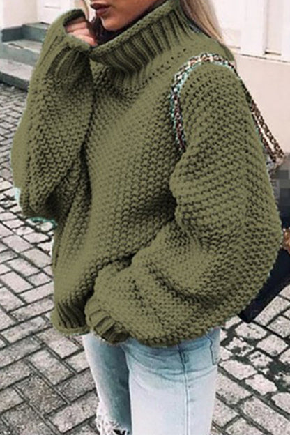 LD | Knusse oversized trui met schildpadhals