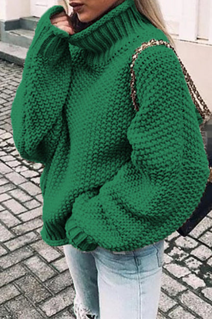 LD | Knusse oversized trui met schildpadhals