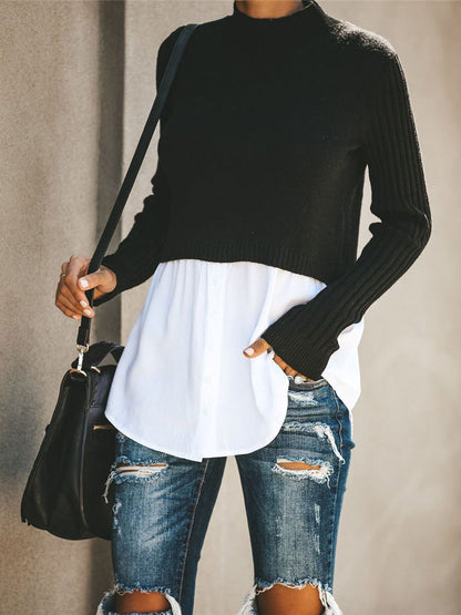 LM | Fashionable and minimalist winter sweater