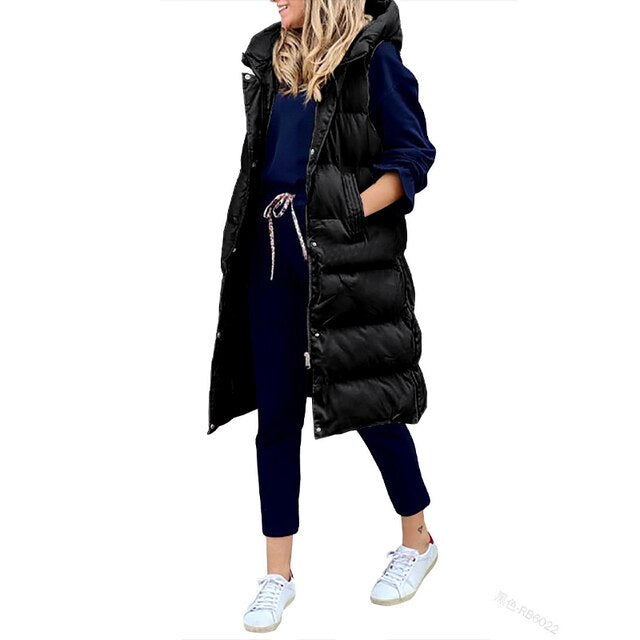LD | Gewatteerd vest met capuchon Bodywarmer