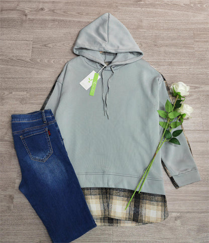 LD | Comfortabel patchwork sweatshirt met lange mouwen