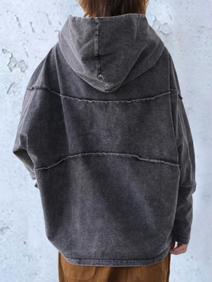 TS | Fashionable loose cotton hoodie