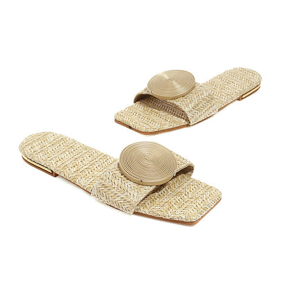 LD | zomer stijl open teen platte sandalen voor vrouwen