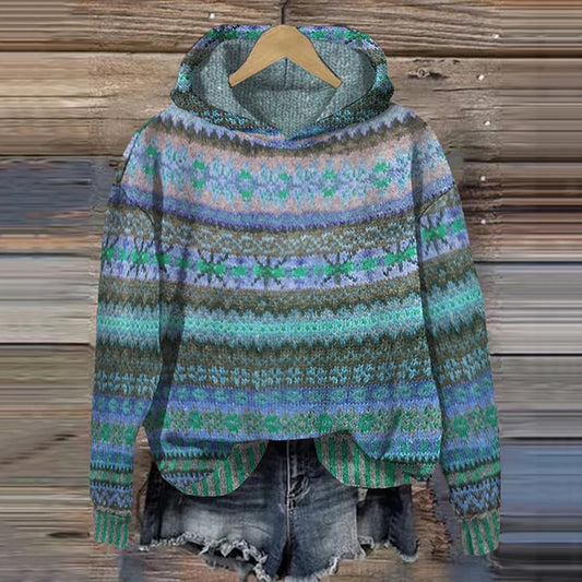 LD | Cosy hoodie met patroon