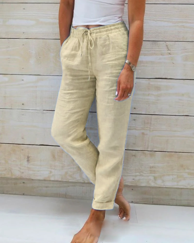 TS | Classic trousers with drawstring