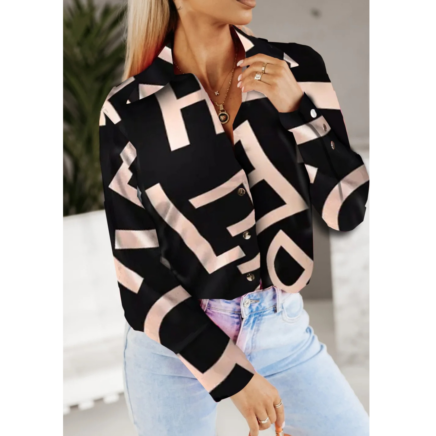 LM | Simple and stylish winter blouse