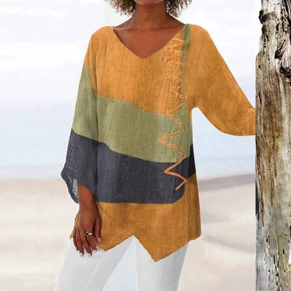 LD | Elegant driekleurig zomershirt
