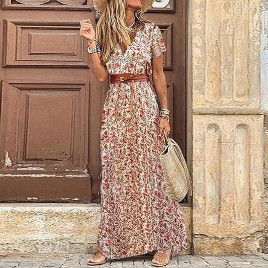 TS | Boho maxi dress with slit