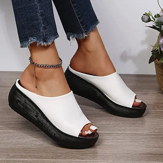LD | Vrouwen Platform Open Teen Sandalen