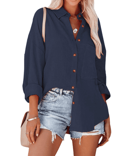 LD | Trendy, minimalistische winterblouse