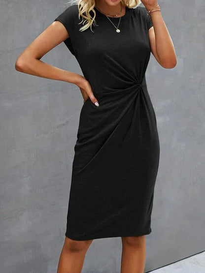 TS | Midi dress mit Twist-Front