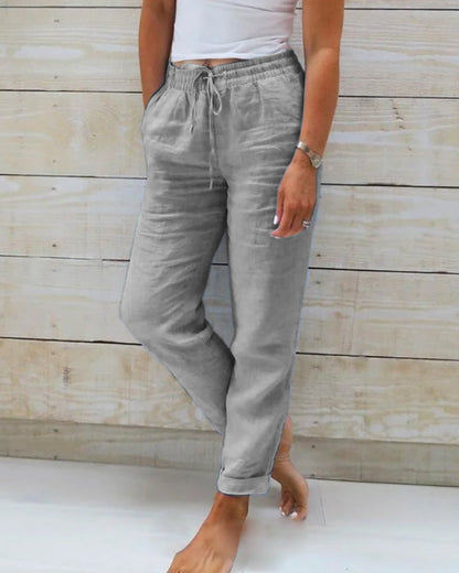 TS | Classic trousers with drawstring