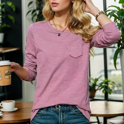 LD | Trendy, minimalistische winterblouse