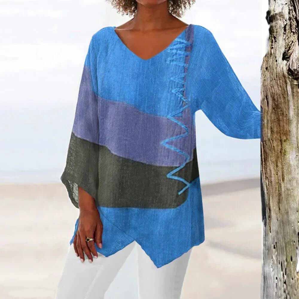 LD | Elegant driekleurig zomershirt