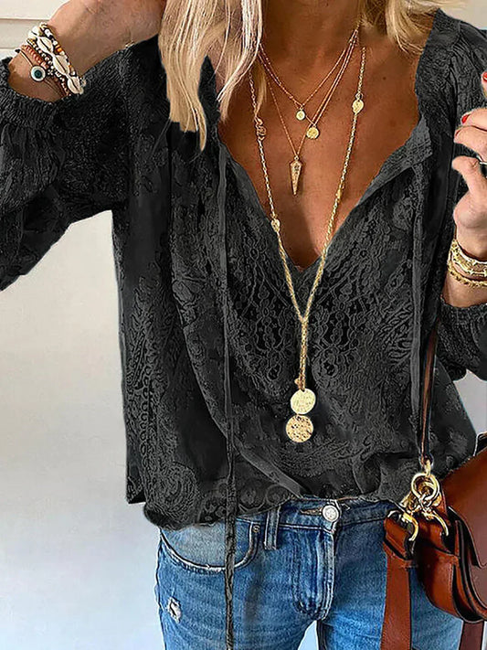 LM | Casual and fashionable winter blouse