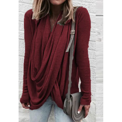 TS | Draped crossover top