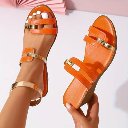 LD | Sandalen met sleehak en zachte zool
