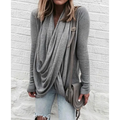 TS | Draped crossover top