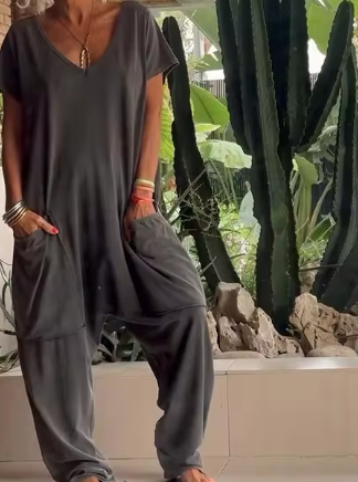TS | Streetwear Fashion New Loose Jumpsuit