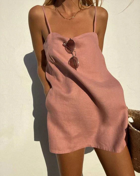 LM | Strapless mini dress
