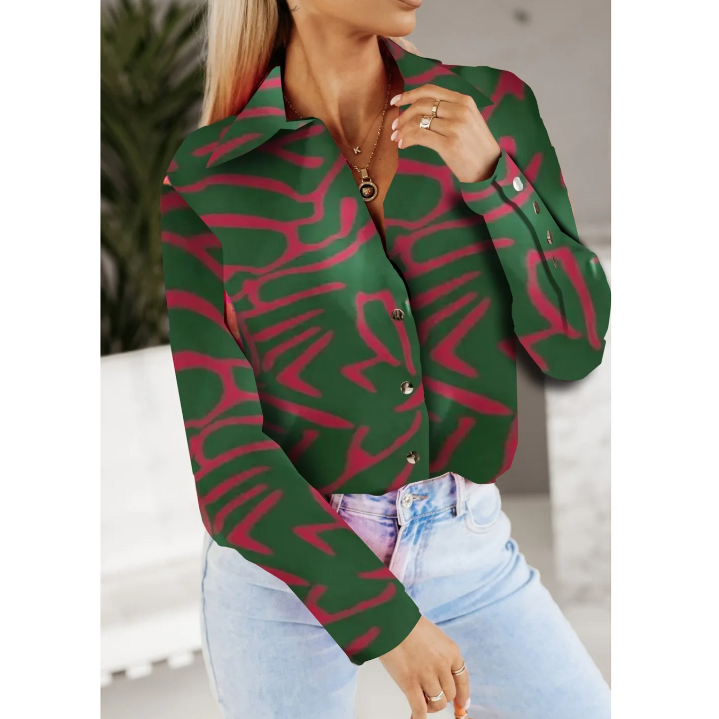 LM | Simple and stylish winter blouse