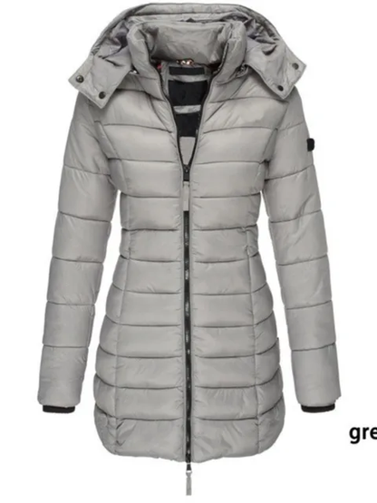 LD | Dames pufferjack met capuchon