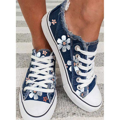 LM | Sneakers with floral print