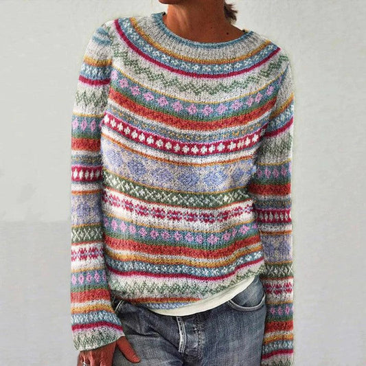 TS | Cozy Nordic fair isle sweater