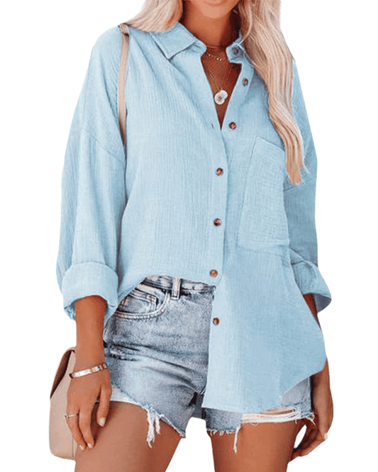 LD | Trendy, minimalistische winterblouse