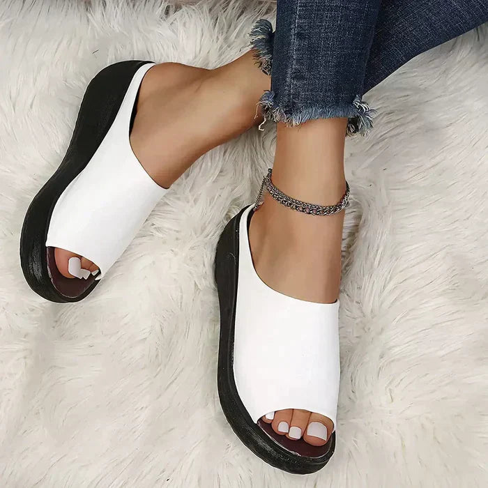LD | Vrouwen Platform Open Teen Sandalen