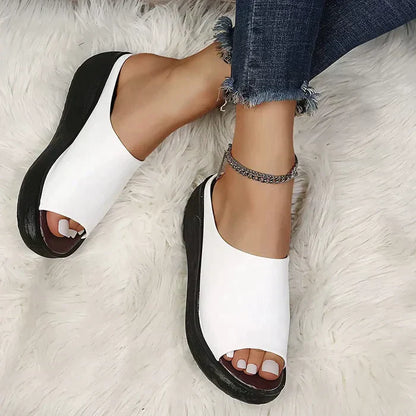 LD | Vrouwen Platform Open Teen Sandalen