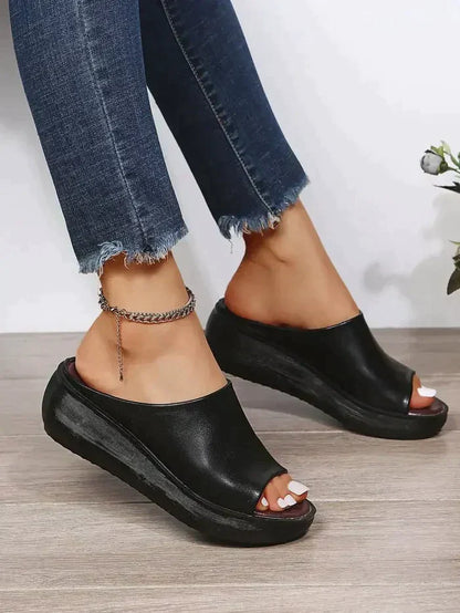 LD | Vrouwen Platform Open Teen Sandalen