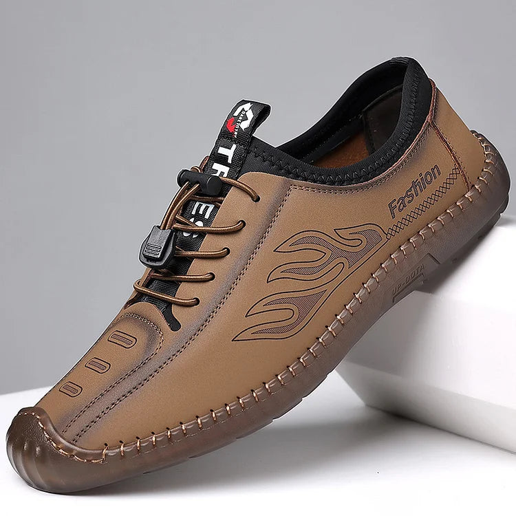 LD | Heren sandalen Zomer zacht leer ademend schoenen